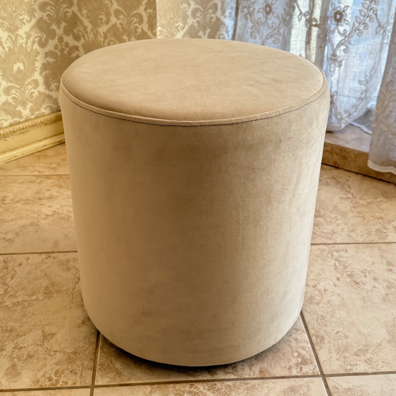 М’який високий круглий пуф  № 24