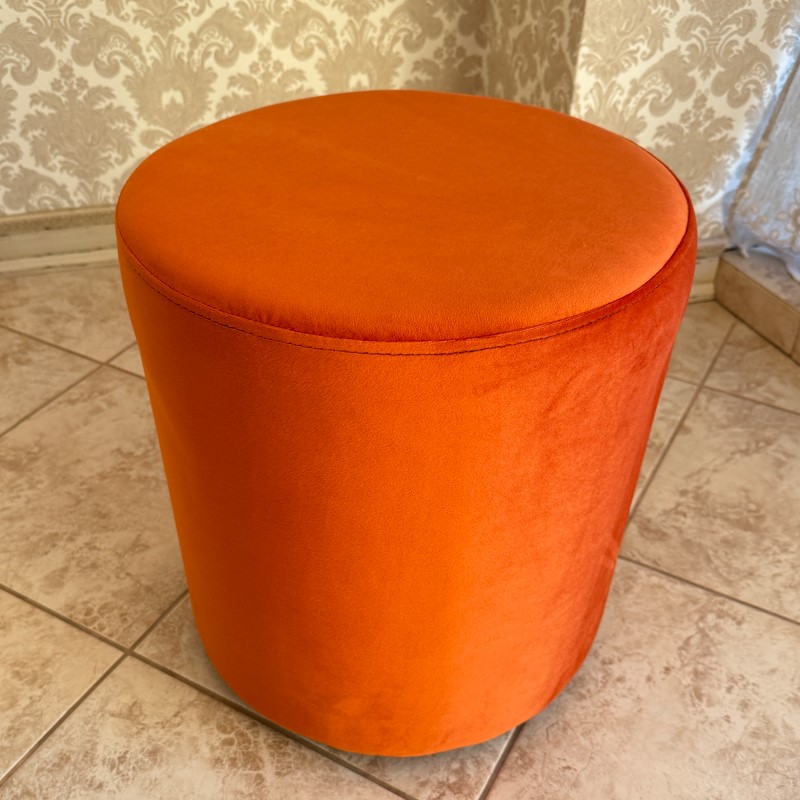 М’який високий круглий пуф  № 28