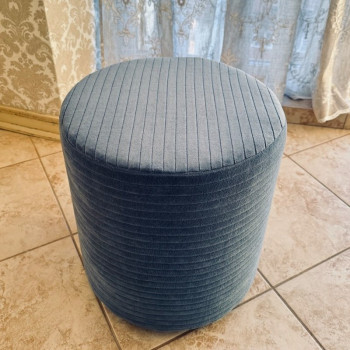 М’який високий круглий пуф  №16