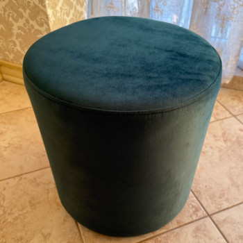 М’який високий круглий пуф  №36