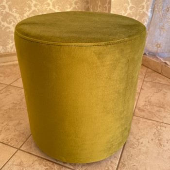 М’який високий круглий пуф  №37