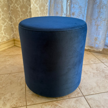 М’який високий круглий пуф  №38