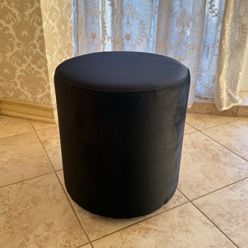 М’який високий круглий пуф  № 43