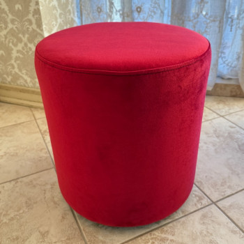 М’який високий круглий пуф  №17