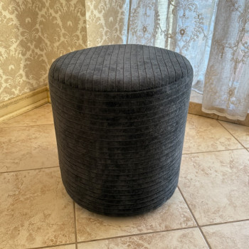 М’який високий круглий пуф  №14