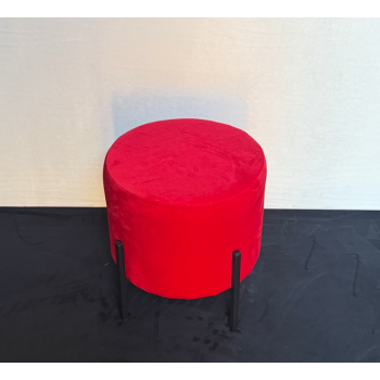 М'який круглий пуф на металевих ніжках – в наявності! №17