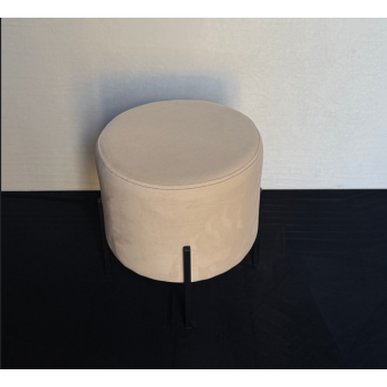 М'який круглий пуф на металевих ніжках – в наявності! №24