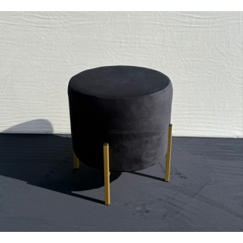 М'який круглий пуф на металевих ніжках – в наявності! №43