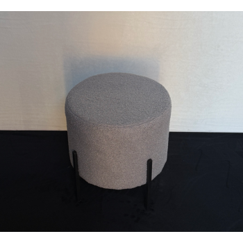 М'який круглий пуф на металевих ніжках – в наявності! Тедді №53