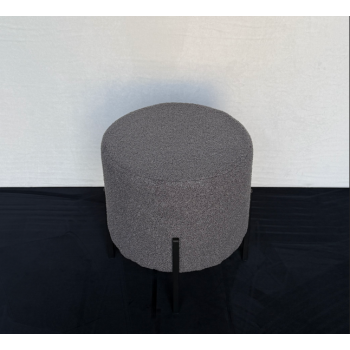 М'який круглий пуф на металевих ніжках – в наявності! Тедді №54